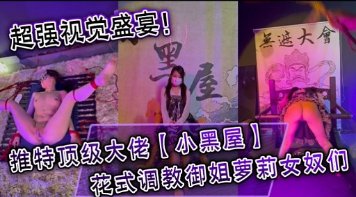 超强视觉盛宴  推特顶级大佬【小黑屋】花式调教御姐萝莉女奴们